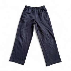 Nike Boys Therma-FIT Fleece Pants Black Size 7 DAMAGED / PLAY CONDITION